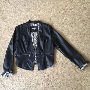 Charlotte Russe Faux Leather Jacket - Large